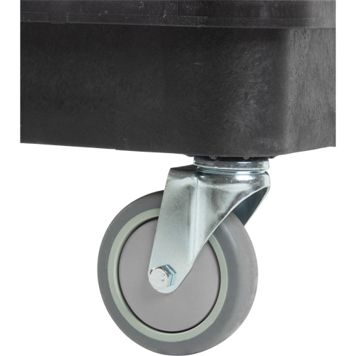 Chariot utilitaire avec tablette &agrave; bordure profonde, 3 tiers, 19" x 39-1/2" x 28-1/4", Capacit&eacute; 330 lb Sécurité Médic