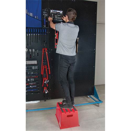 Escabeau industriel, 20-7/8" x 12-3/16" x Hauteur 12" Sécurité Médic