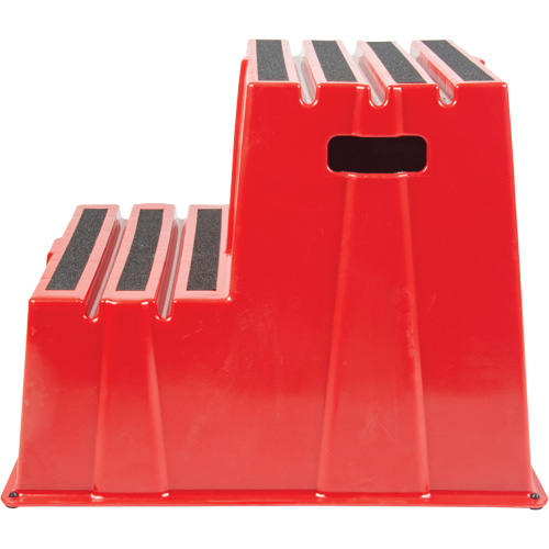 Industrial Step Stool, 2 Steps, 26" x 22-7/16" x 19-11/16" High Sécurité Médic