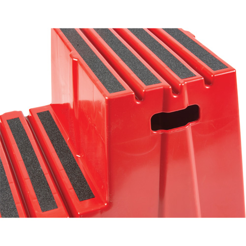 Industrial Step Stool, 2 Steps, 26" x 22-7/16" x 19-11/16" High Sécurité Médic