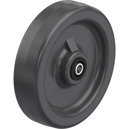 Solid Black Phenolic Wheels Sécurité Médic