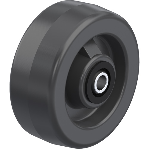 Solid Black Phenolic Wheels Sécurité Médic