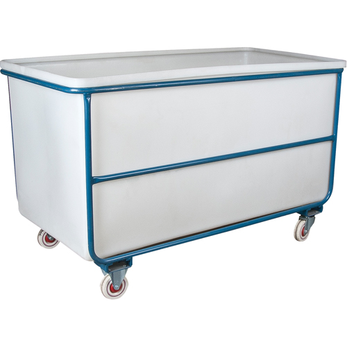 Straight Wall Box Truck, White Polyethylene, 51" L x 33" W x 39" H, 25 cu. Ft. Volume, 1000 lbs. Capacity Sécurité Médic