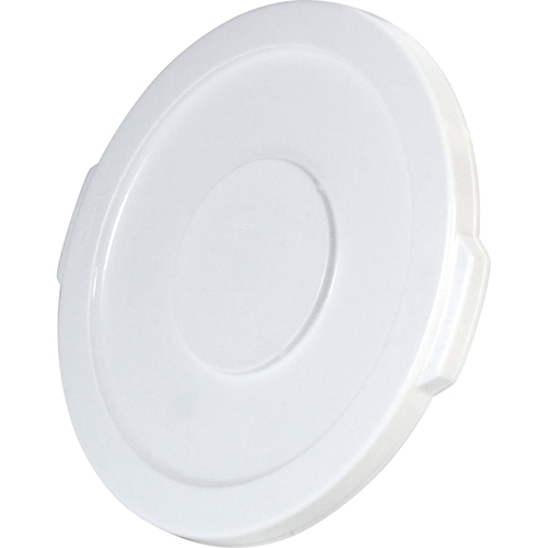Round Brute&reg; Tops, Flat Lid, Plastic/Polyethylene, Fits Container Size: 15-5/8" Dia. Sécurité Médic