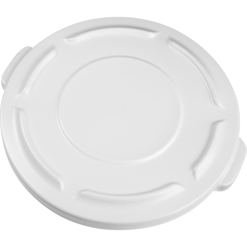 Round Brute&reg; Tops, Flat Lid, Plastic/Polyethylene, Fits Container Size: 19-7/8" Dia. Sécurité Médic
