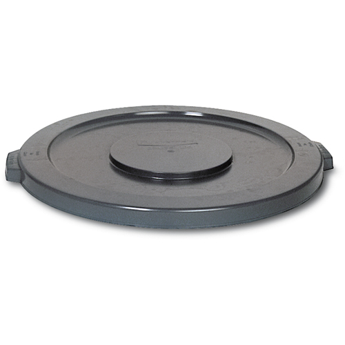 Round Brute&reg; Tops, Flat Lid, Plastic/Polyethylene, Fits Container Size: 19-7/8" Dia. Sécurité Médic