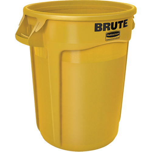 Contenants ronds Brute, Poly&eacute;thyl&egrave;ne, 32 gal. US Sécurité Médic