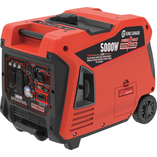 Dual Fuel Gasoline/Propane Inverter Generator Sécurité Médic