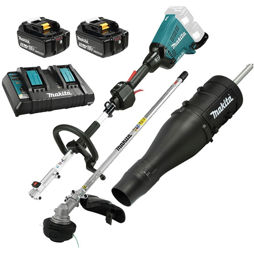 Ensemble de bloc d'alimentation sans balai &agrave; mandrin fendu LXT 5.0 Ah a/taille-haie EM405MP, &agrave; pile, 36 V Sécurité Médic