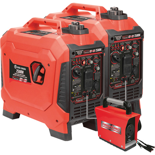 G&eacute;n&eacute;ratrice &agrave; onduleur, Surtension 2500 W, Nominale 1800 W, R&eacute;servoir 4,2 L Sécurité Médic