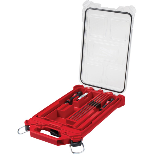 9-Piece Saw Chain Sharpening Set with PACKOUT Low-Profile Compact Organizer, 6 Pcs Sécurité Médic