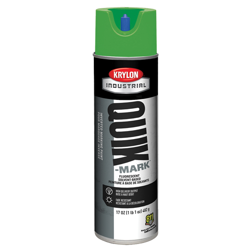 Peinture de marquage industrielle invers&eacute;e &agrave; base de solvant Quik-Mark, 17 oz, Canette a&eacute;rosol Sécurité Médic