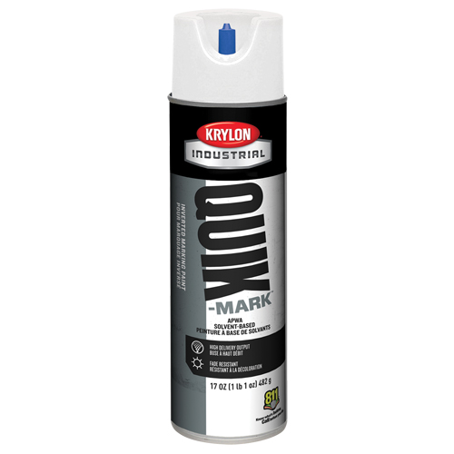 Peinture de marquage industrielle invers&eacute;e &agrave; base de solvant Quik-Mark, 17 oz, Canette a&eacute;rosol Sécurité Médic
