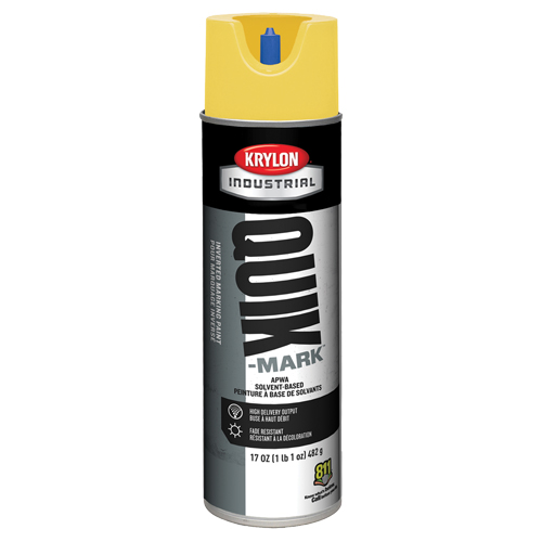 Industrial Quik-Mark Solvent-Based Inverted Marking Paint, 17 oz., Aerosol Can Sécurité Médic