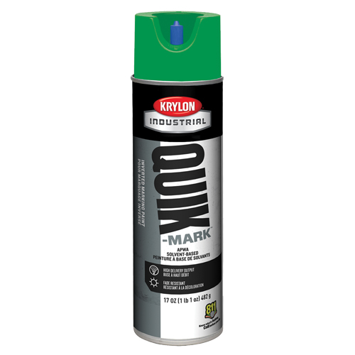 Peinture de marquage industrielle invers&eacute;e &agrave; base de solvant Quik-Mark, 17 oz, Canette a&eacute;rosol Sécurité Médic
