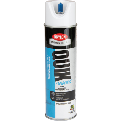 Industrial Quik-Mark Water-Based Inverted Marking Paint, 17 oz., Aerosol Can Sécurité Médic
