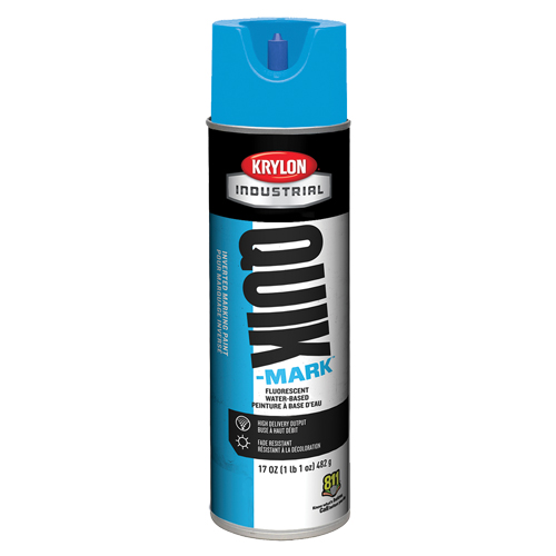 Peinture de marquage industrielle invers&eacute;e &agrave; base d'eau Quik-Mark, 17 oz, Canette a&eacute;rosol Sécurité Médic