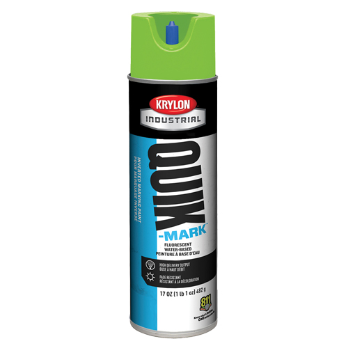Industrial Quik-Mark Water-Based Inverted Marking Paint, 17 oz., Aerosol Can Sécurité Médic