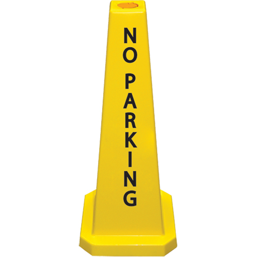 "No Parking" Lamba Traffic Cones, English Sécurité Médic