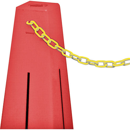 Traffic Cones - Accessories, Yellow, 2" Link, 20' Length Sécurité Médic