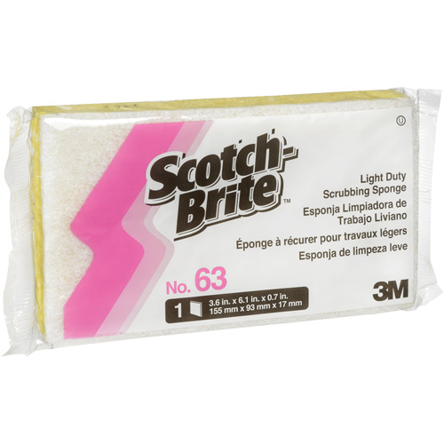 &eacute;ponge &agrave; r&eacute;curer pour les petits travaux Scotch-Brite, Cellulose/&agrave; r&eacute;curer, 3-1/2" la x 6" l Sécurité Médic