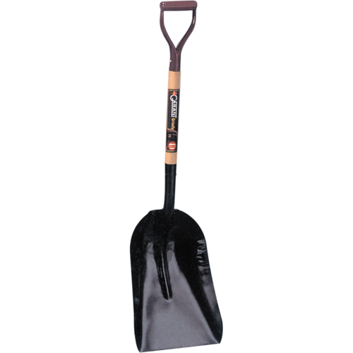 Grain & Coal Scoop Shovel, Wood, Tempered Steel Blade, D-Grip Handle, 27-3/4" Length Sécurité Médic