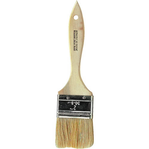 Chip Paint Brush, White China, Wood Handle, 1/2" Width Sécurité Médic