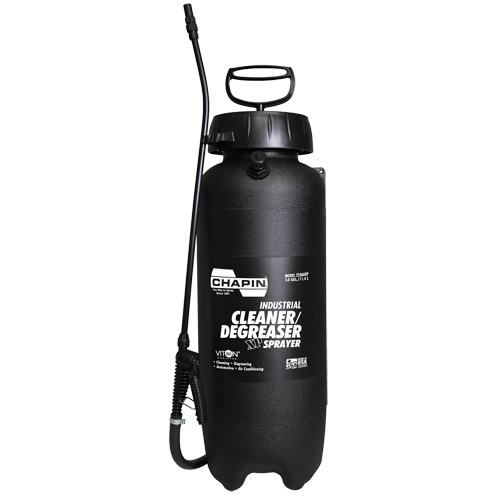 Vaporisateur industriel pour nettoyant & d&eacute;graissant Viton, 3 gal. (11,36 L), Plastique/Poly&eacute;thyl&egrave;ne, Lance de 18" Sécurité Médic