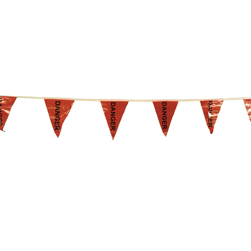 Pennants, 60' L, Red Sécurité Médic