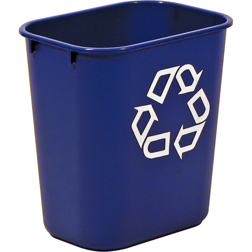 Recycling Container , Deskside, Plastic, 13-5/8 US Qt. Sécurité Médic