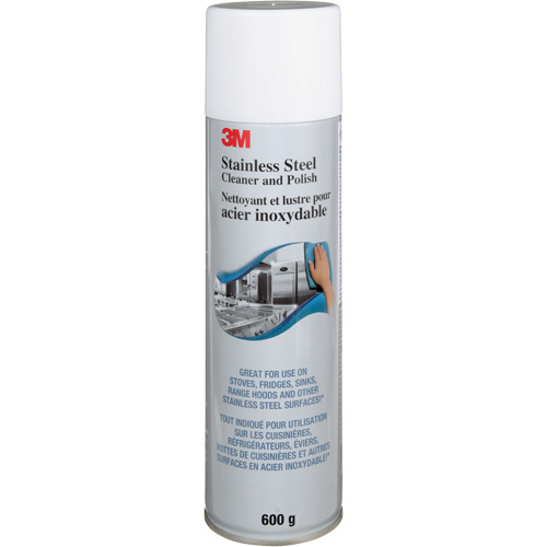 Nettoyant et produit &agrave; polir pour l'acier inoxydable, 21,5 oz., Canette a&eacute;rosol Sécurité Médic