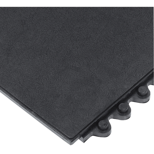 Tapis 24/Seven, Caoutchouc, 3' la c, 3' lo, 5/8" &eacute;paisseur, Noir Sécurité Médic