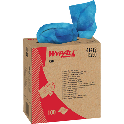 WypAll&reg; X70 Premium Industrial Cloths, Heavy-Duty, 16-4/5" L x 8-1/3" W Sécurité Médic