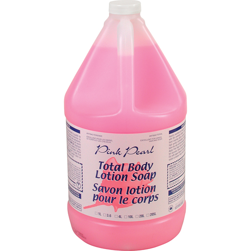 Pink Pearl Total Body Lotion Soap, Liquid, 4 L, Scented Sécurité Médic