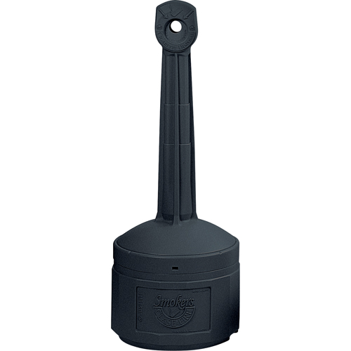 Smokers Cease-Fire&reg; Cigarette Butt Receptacle, Free-Standing, Plastic, 1 US gal. Capacity, 30" Height Sécurité Médic