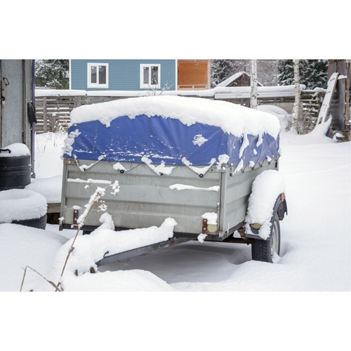 B&acirc;che, Standard, Bleu, 7' x 5' x 4 mils Sécurité Médic