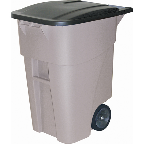 Brute&reg; Roll Out Containers, Plastic, 50 US gal. Sécurité Médic