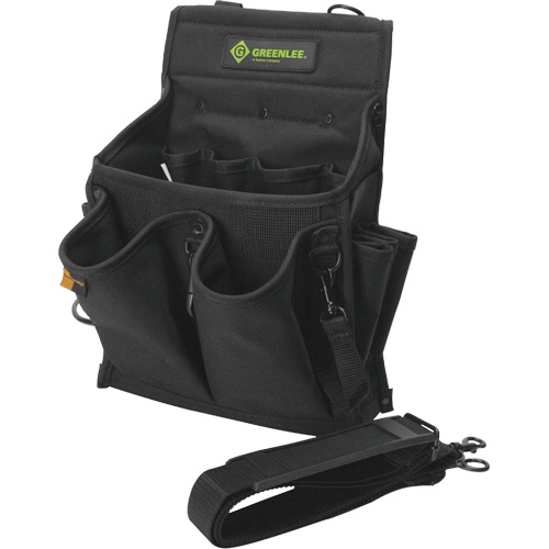 Sac &agrave; outils, Nylon, 20 pochettes, Noir Sécurité Médic