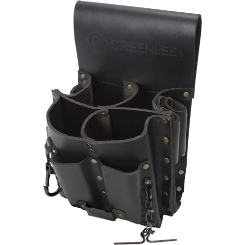 Poche pour ceinture porte-outils, Porte-outil multiple, Cuir, 8 Poches Sécurité Médic