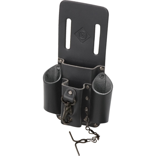 Tool Belt Pouch, Multiple Tool Holder, Leather, 4 Pockets Sécurité Médic