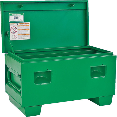Chest Box, 36" W x 19" D x 17" H, Green Sécurité Médic
