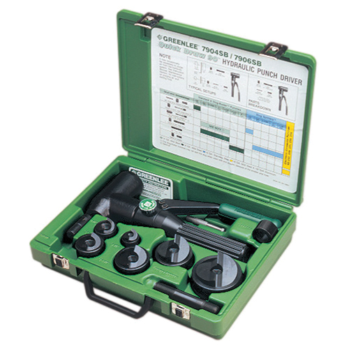 Ensemble de poinçonnage hydraulique Quick Draw 90 avec poinçons SlugBuster Sécurité Médic