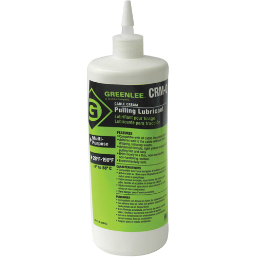 Cable Cream Pulling Lubricant, Squeeze Bottle Sécurité Médic