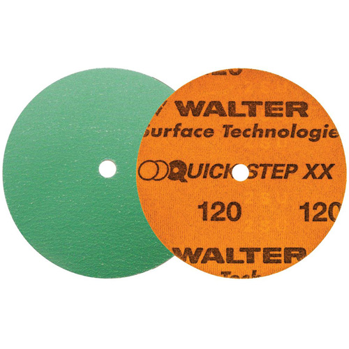 Quick-Step XX Sanding Disc, 5" Dia., 120 Grit, Ceramic Sécurité Médic