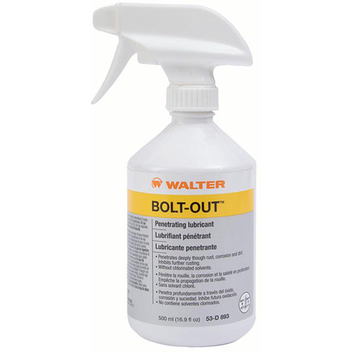 Pulv&eacute;risateur &agrave; main reremplissable vide pour BOLT-OUT, Ronde, 500 ml, Plastique Sécurité Médic
