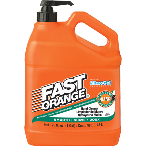 Hand Cleaner, Lotion, 3.78 L, Pump Bottle, Orange Sécurité Médic