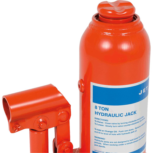 JHJ-8 Super Heavy-Duty Bottle Jack, 8 Ton(s), 15-3/8" Raised Height Sécurité Médic