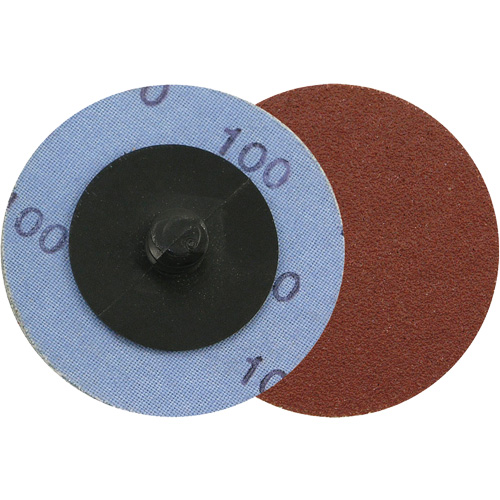 Disque de ponçage &agrave; support en tissu, 2" dia., Grain A180, Oxyde d'aluminium Sécurité Médic