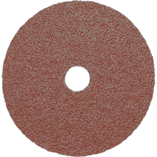 Resin Fibre Sanding Disc, Aluminum Oxide, A80, 4-1/2" Dia x 7/8" Arbor Sécurité Médic
