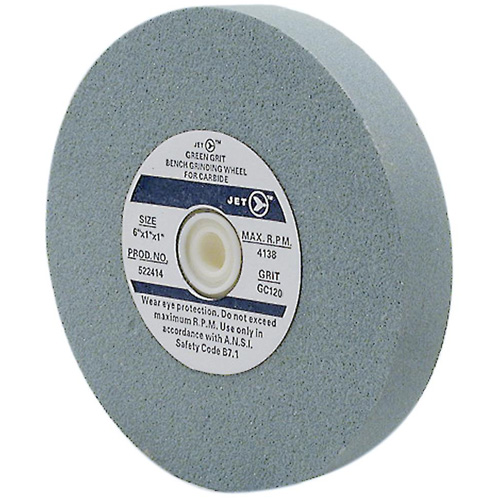 Bench Grinding Wheel, 8" x 1", 1" Arbor, Silicon Carbide Sécurité Médic
